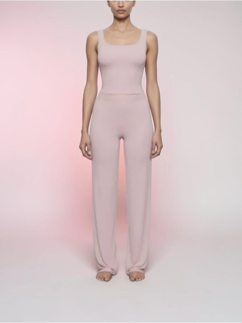 🔥 SKIMS Ribbed Pajama Pants | Orchid |  M | NWT 🔥